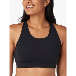 [Fair Harbor] Black Wireless The Corliss Sports Bra Workout Size Medium M